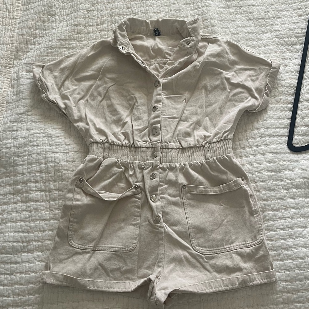 Beige jean jumper